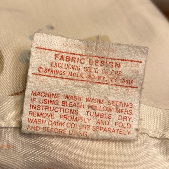 4 piece Full Size Floral Sheet Set - Vintage 1982 - Picture 3 of 5